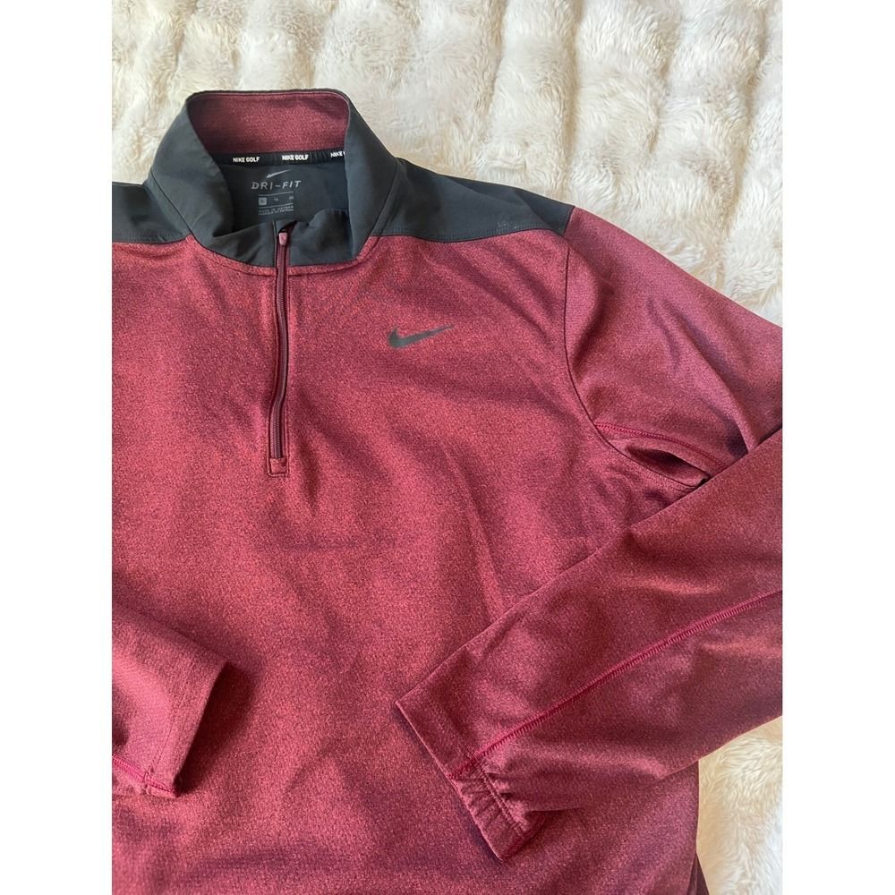 Nike Mens Golf Dri Fit Quarter Zip Pullover Jacket Size XL